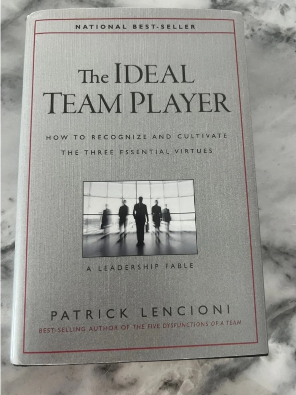 The Ideal Team Player by Patrick Lencioni - Silver Hardcover